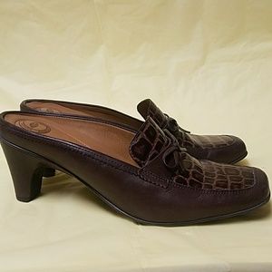 Nurture Brown Leather  Slip On Loafers